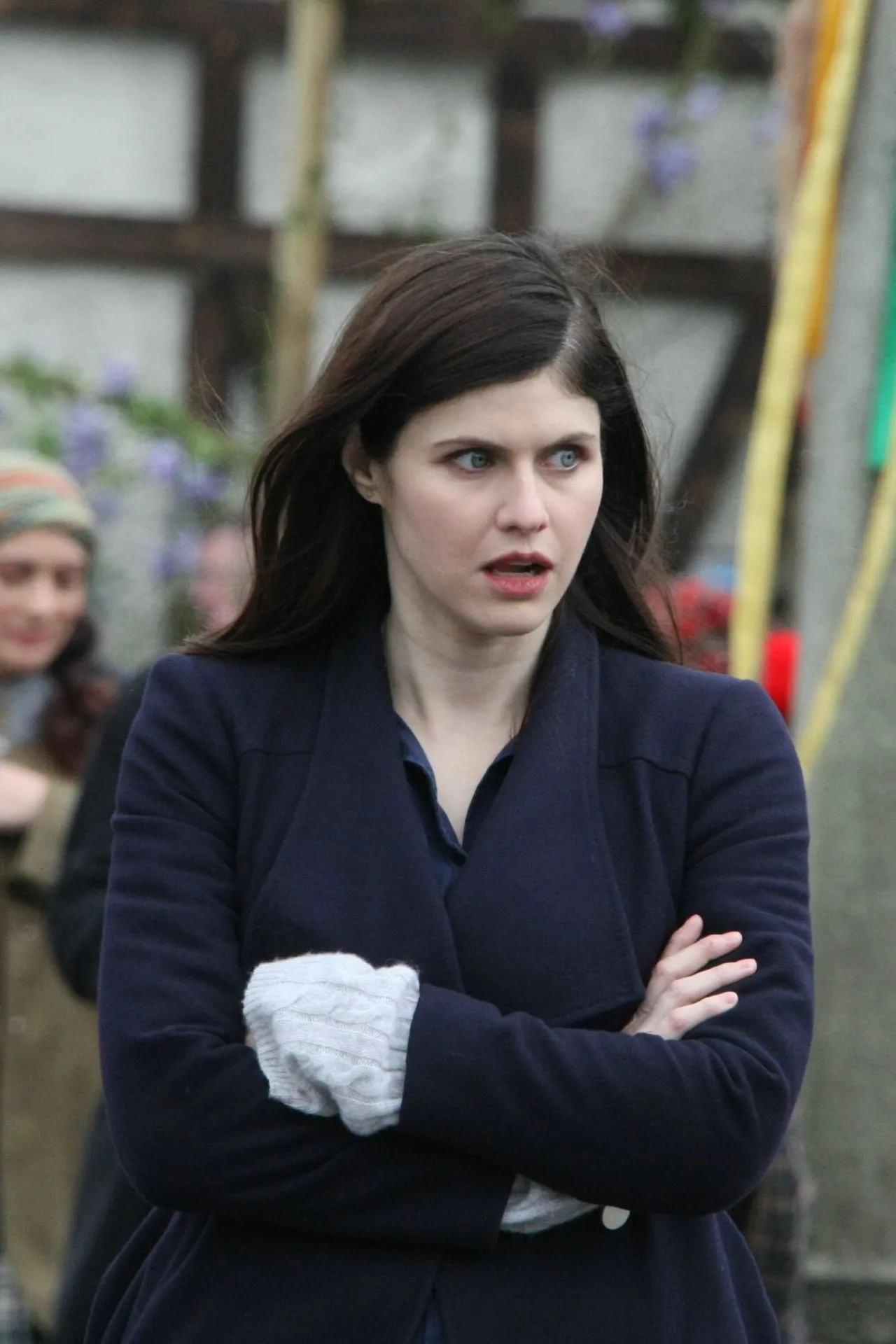 Alexandra Daddario at Mayfair Witches Filming Set in Ireland04